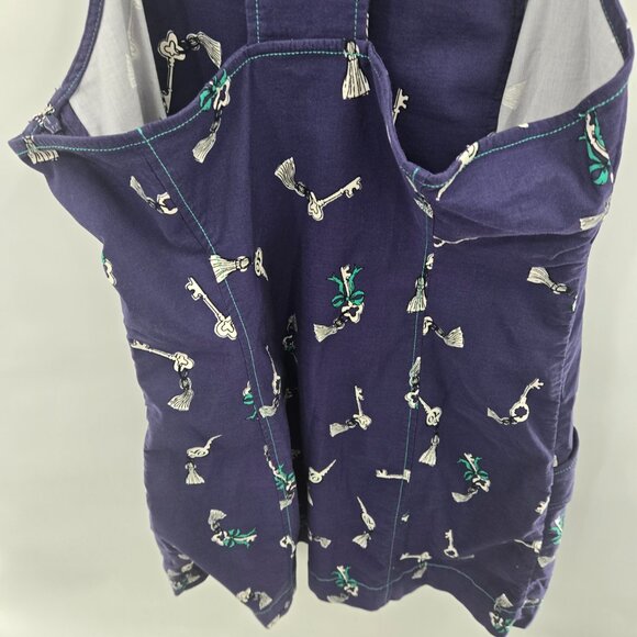 Maeve x Anthropologie Blue Collared Button Front Amelia  Mini Dress Size Large - Picture 4 of 14